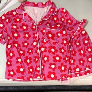 Floral Pink Pajama Set